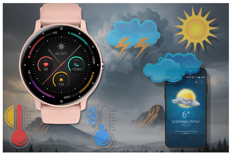 SMARTWATCH UNISEX GRAVITY GT1-5 PRO - BLUETOOTH CONNECTIONS, ADDITIONAL PASSAGE (sg027e)