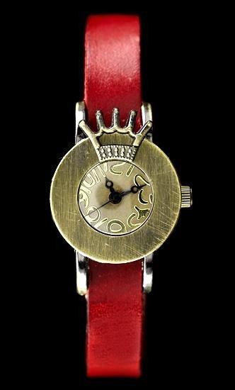 TAYMA WOMEN'S WATCH - RETRO PUNK 28 - red (zx585a)