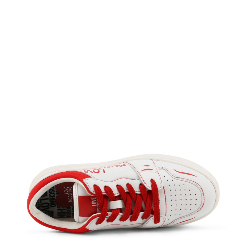 Sneakers Marke Love Moschino Modell JA15254G1GIAA Farbe Weiß. Schuhe Damen. Saison: Frühling/Sommer