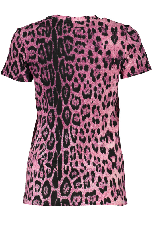 CAVALLI CLASS DAMEN KURZARM T-SHIRT ROSA