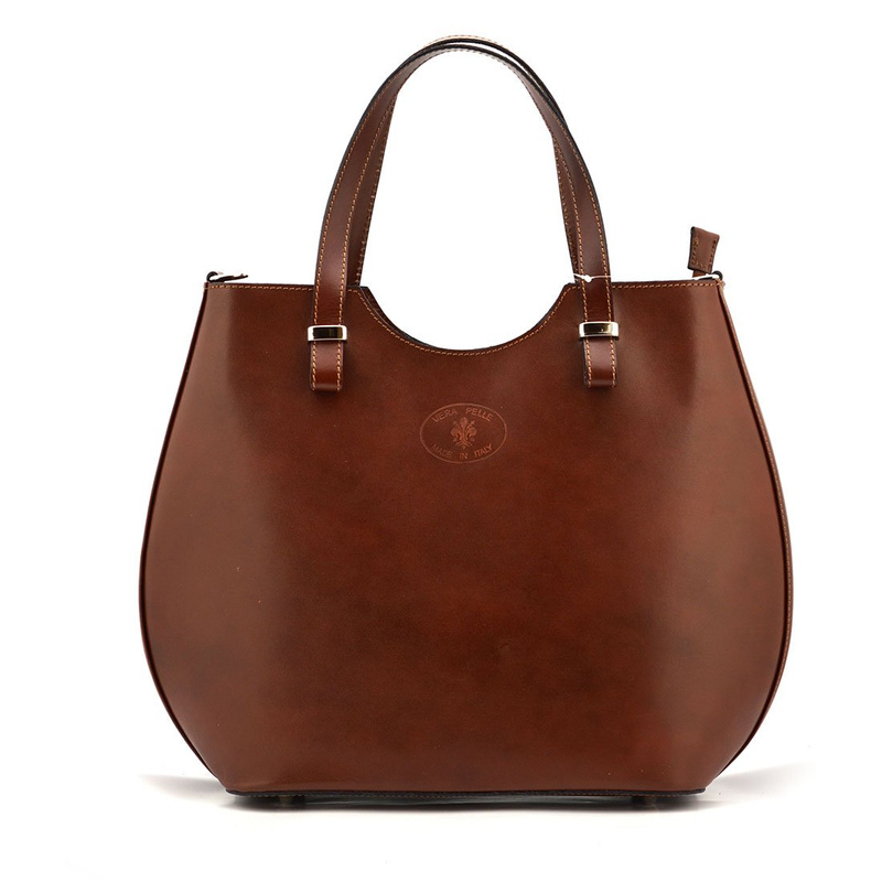 Elegant, stylish, large leather handbag