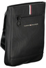 TOMMY HILFIGER MEN&#39;S BLACK SHOULDER BAG