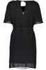 LOVE MOSCHINO SHORT DRESS WOMAN BLACK