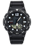 CASIO MEN'S WATCH AEQ-100W 1AV (zd070a) - WORLD TIME + BOX