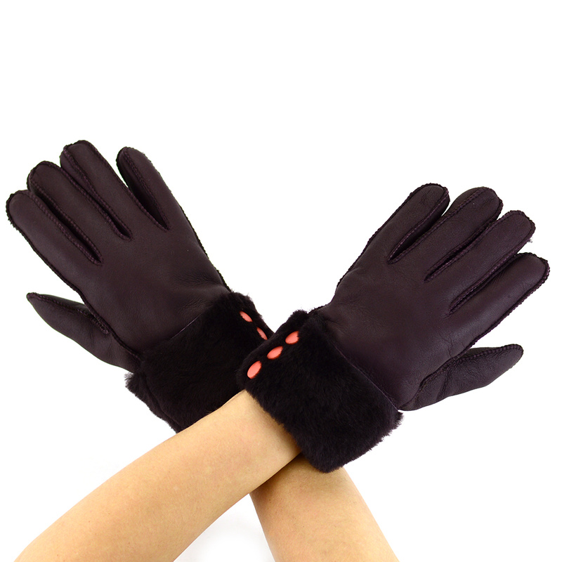 Fünf-Finger-Leder-Isolierhandschuhe