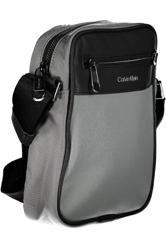 CALVIN KLEIN GRAY MAN SHOULDER BAG