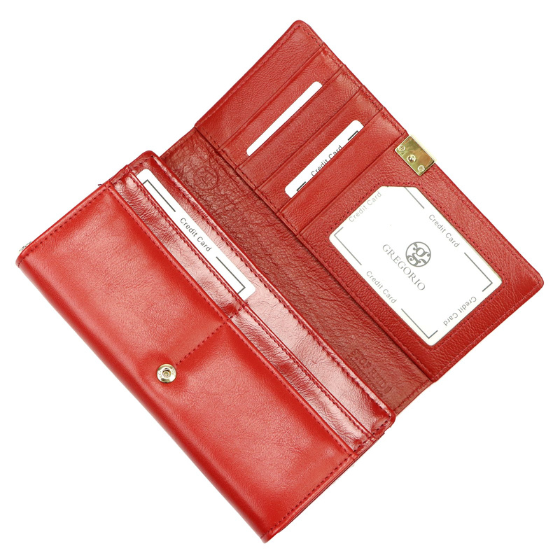 skóra naturalna + Women's eco-leather wallet Gregorio AL-106