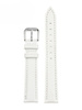 W95 leather watch strap - white - 10mm