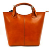 Beautiful stylish large women's leather shopper bag