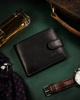 Leatherette wallet+belt set PETERSON PU PTN B35