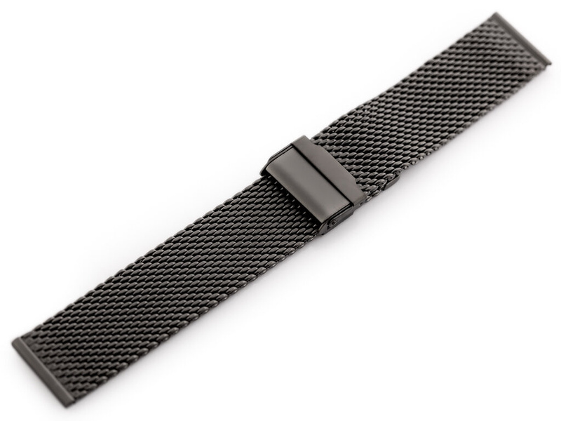 Pacific 10 bracelet - HQ mesh - graphite matte 22mm