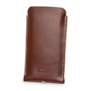 Leather men's pen case SA12 DEEP RED