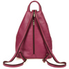 Spacious stylish leather shoulder bag and purse