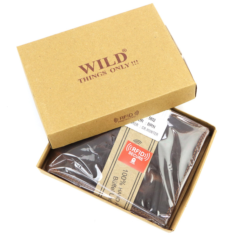 Herren Echtleder Geldbörse Wild 5602 CR.HUNTER