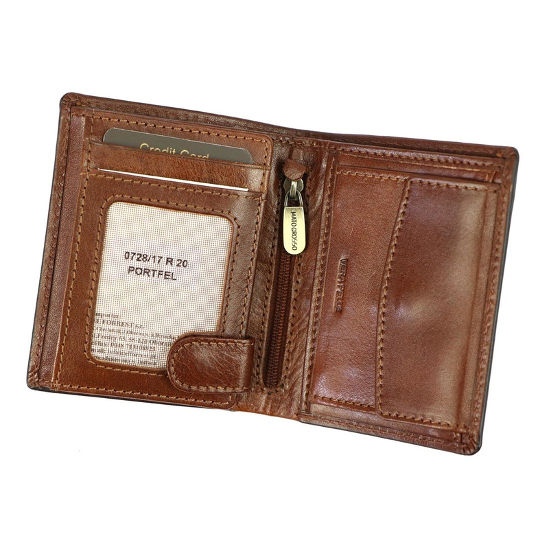 Men's genuine leather wallet Mato Grosso 0728/17-60 RFID