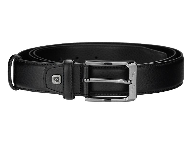 Men's leather trouser belt by Pierre Cardin