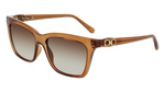 SUNGLASSES FERRAGAMO WOMEN SF1027S-210 (Szkło/Zausznik/Mostek) 55/16/140 mm)