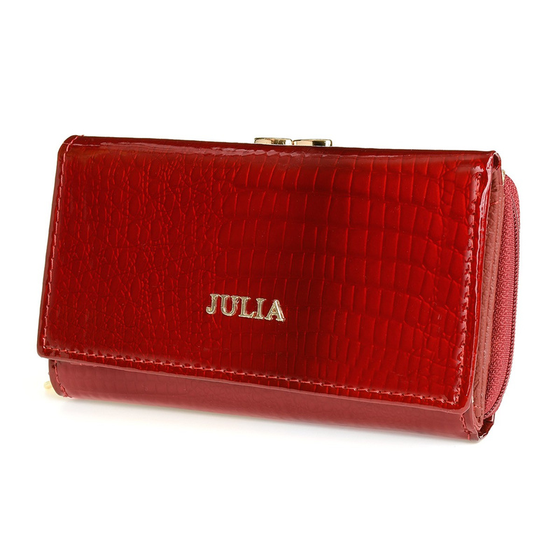 Red Julia Rosso women's RFID leather wallet F58