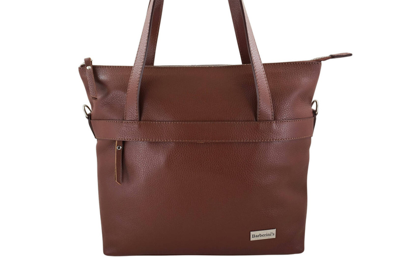 Leather shoulder shopper bag Barberini's