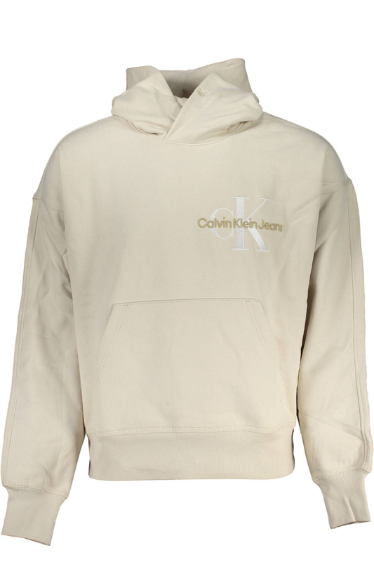 CALVIN KLEIN SWEATSHIRT OHNE REISSVERSCHLUSS MANN BEIGE