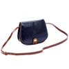 Elegant leather women's crossbody bag