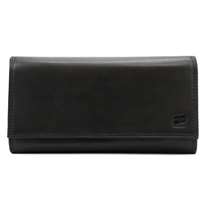 Leather spacious long men's wallet Nordee