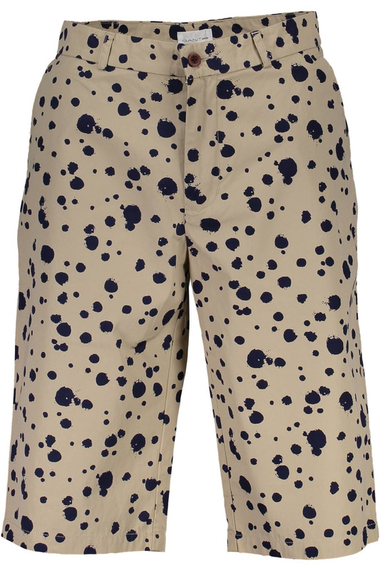 GANT MEN&#39;S BEIGE BERMUDA TROUSERS