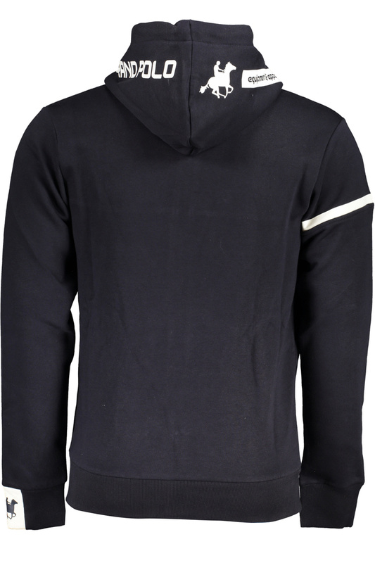 US GRAND POLO HERREN-SWEATSHIRT MIT BLAUEM ZIP