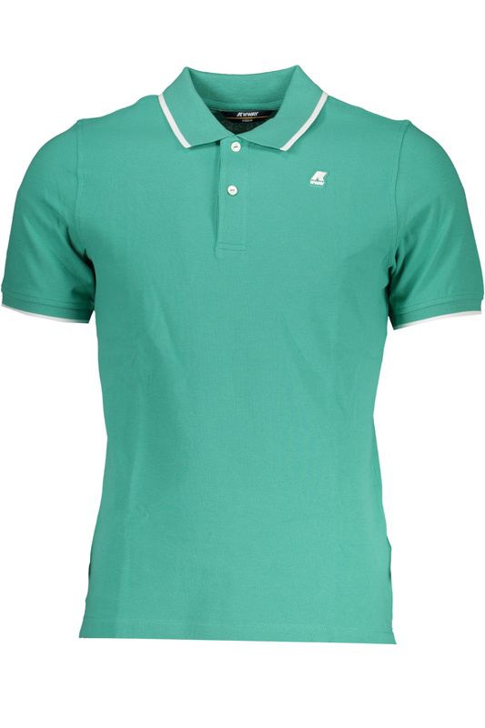 K-WAY GREEN MEN&#39;S SHORT-SLEEVED POLO SHIRT