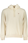 NAPAPIJRI MEN'S WHITE ZIPPED SWEATSHIRT