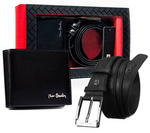 Leather wallet & belt set PIERRE CARDIN ZM-PC28