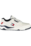 TOMMY HILFIGER MEN&#39;S WHITE SPORTS SHOES