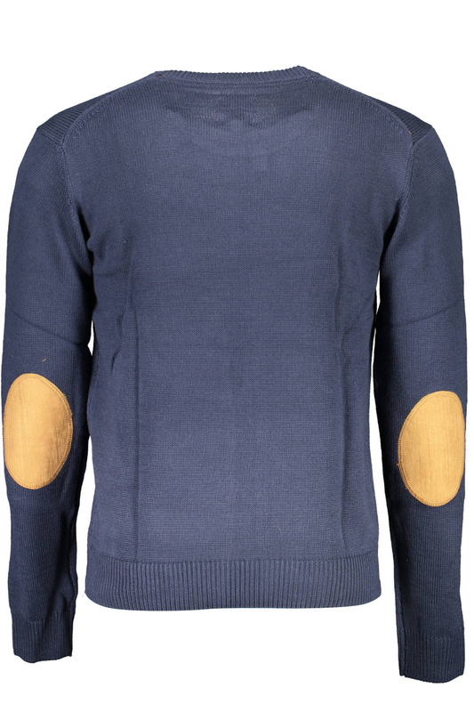 GIAN MARCO VENTURI MEN&#39;S BLUE SWEATER