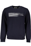 GUESS JEANS BLAUES SWEATSHIRT FÜR HERREN MIT REISSVERSCHLUSS