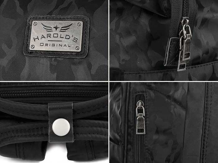 MORO-GREY HAROLD'S Laptop-Rucksack WATER RESISTANT T20