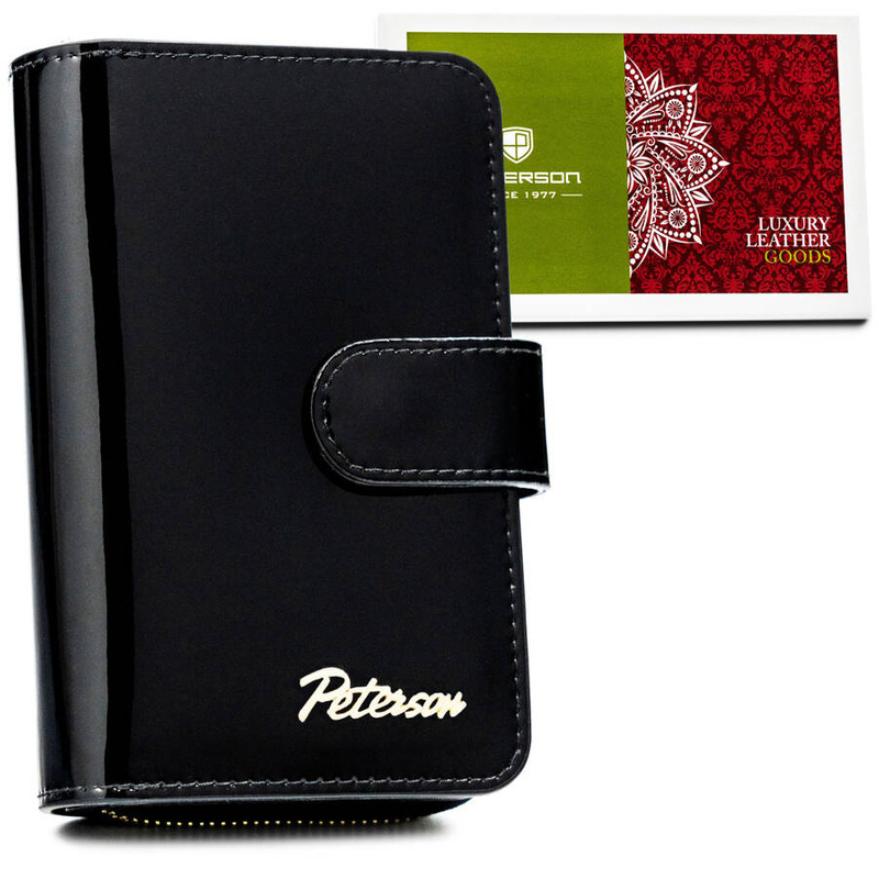 Leather wallet RFID PETERSON PTN 1N-602