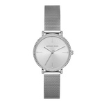 Women's silver MICHAEL KORS watch with cubic zirconia