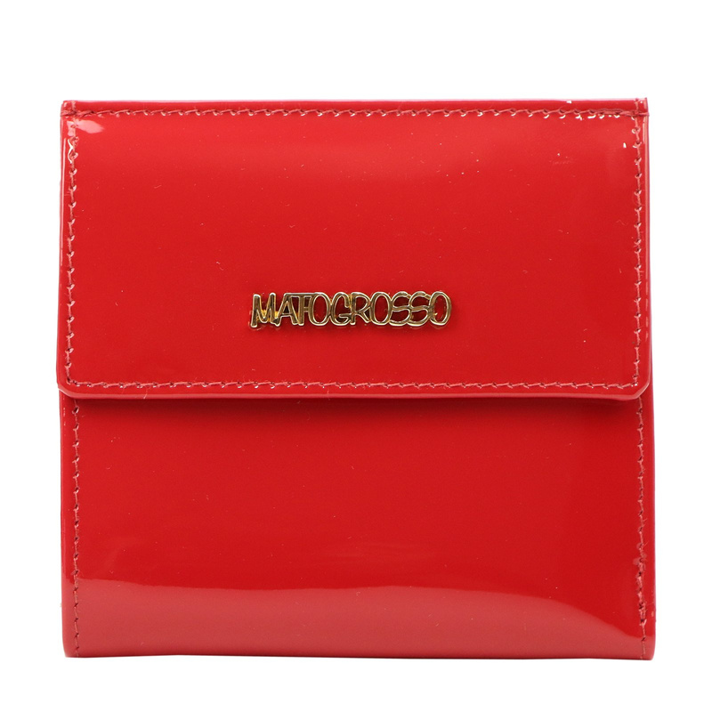 Women's lacquered genuine leather wallet Mato Grosso 0614-32 RFID