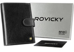 Men's genuine leather wallet Rovicky N62L-RVT RFID