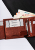 A roomy men's leather wallet by Always Wild