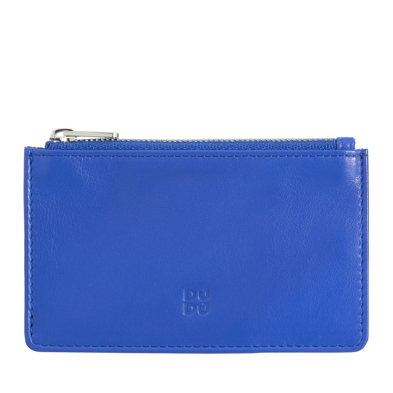 Zipper card holder Bali by DUDU in soft leather from reduced dimension and coloured. A slim design that slips easily into pockets.