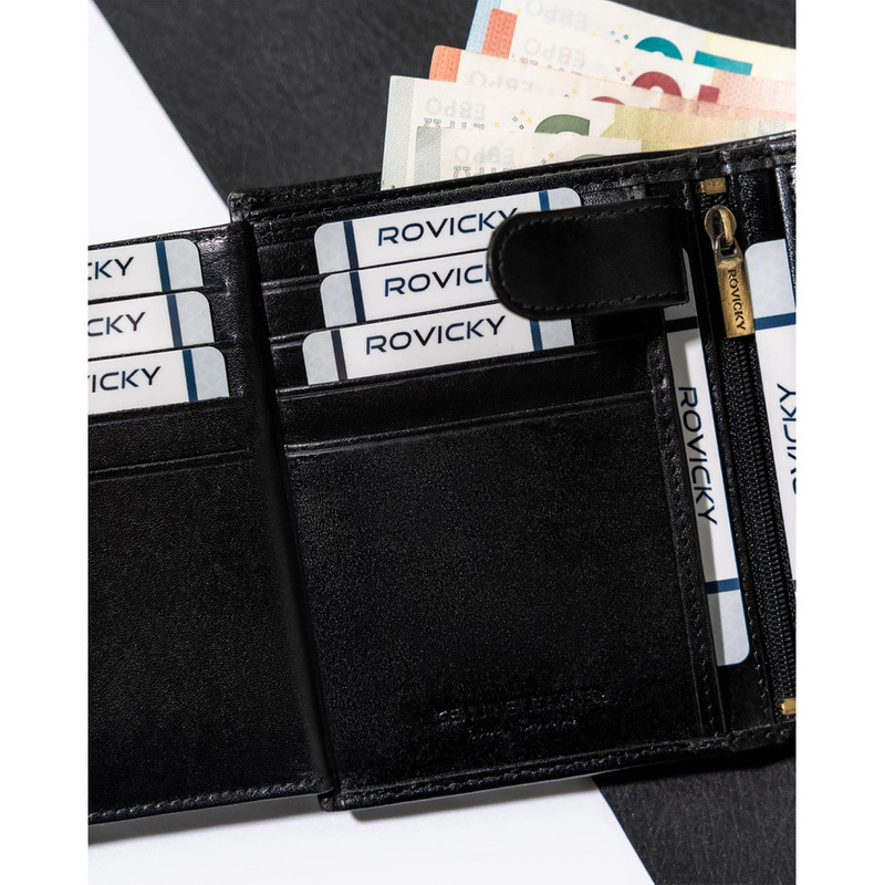 Leather wallet RFID ROVICKY N575-RVT