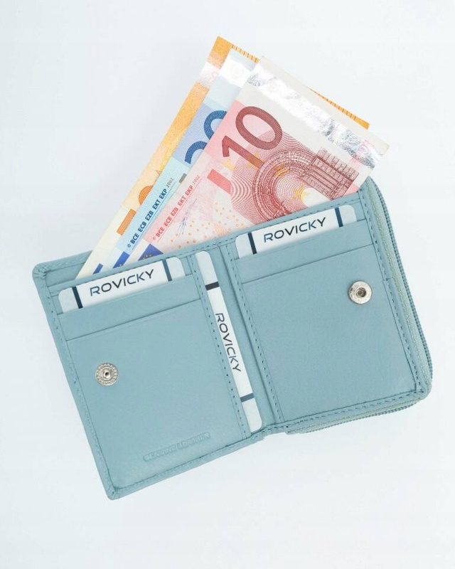 Leather wallet ROVICKY R-23-17-LFN