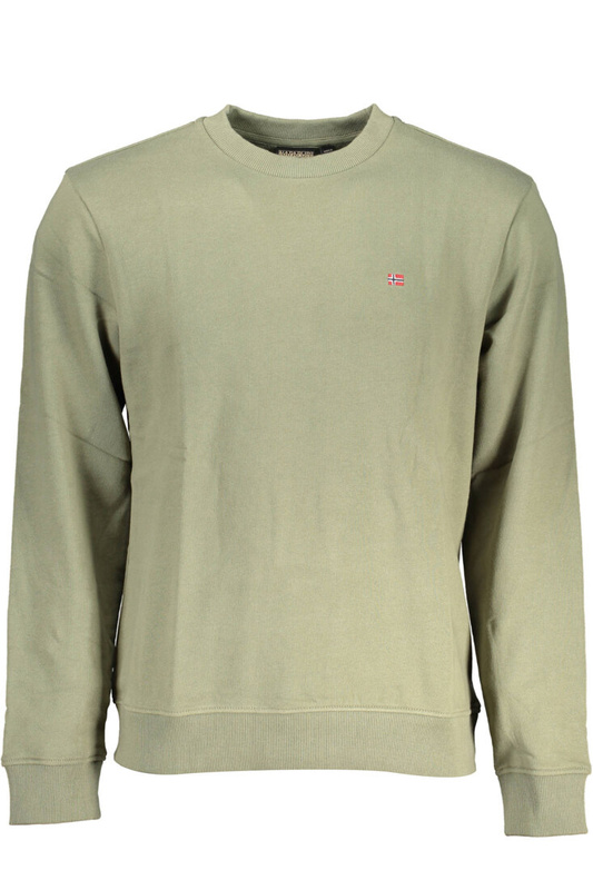 NAPAPIJRI SWEATSHIRT WITHOUT ZIP MAN GREEN