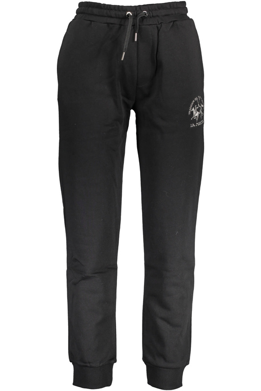 LA MARTINA BLACK MAN TROUSERS