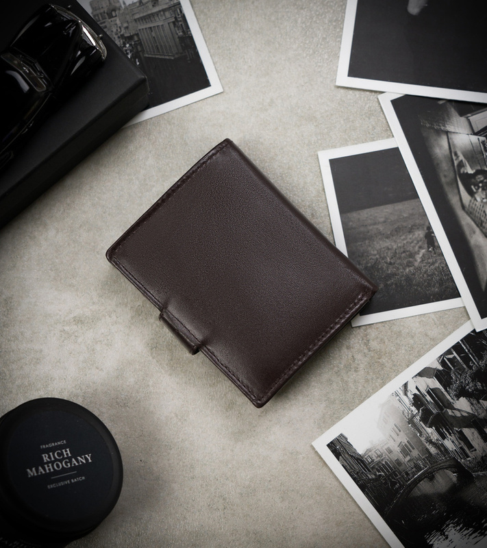 A roomy men's leather wallet by Always Wild