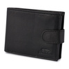 Men's classic leather wallet RFiD black Beltimore K42