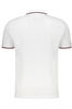 GIAN MARCO VENTURI MEN&#39;S WHITE SHORT SLEEVED POLO SHIRT