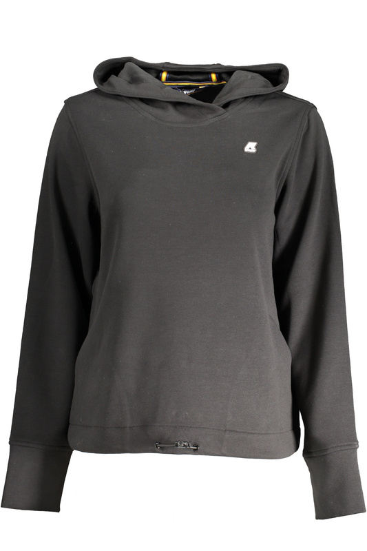 K-WAY WOMEN&#39;S ZIPLESS SWEATSHIRT BLACK