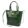 Damen Echtleder Handtasche MiaMore 01-011 CROCO